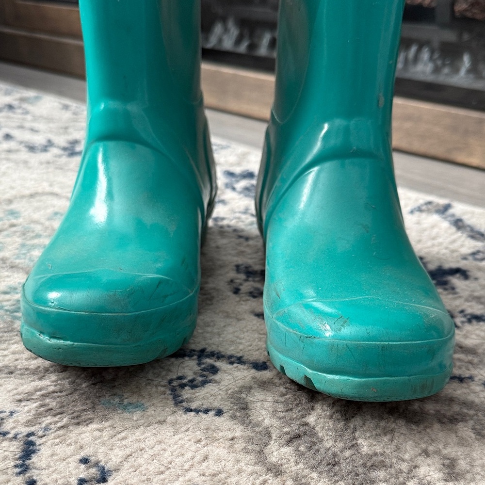 Hunter Classic Teal Rain Boots - Picture 3 of 11